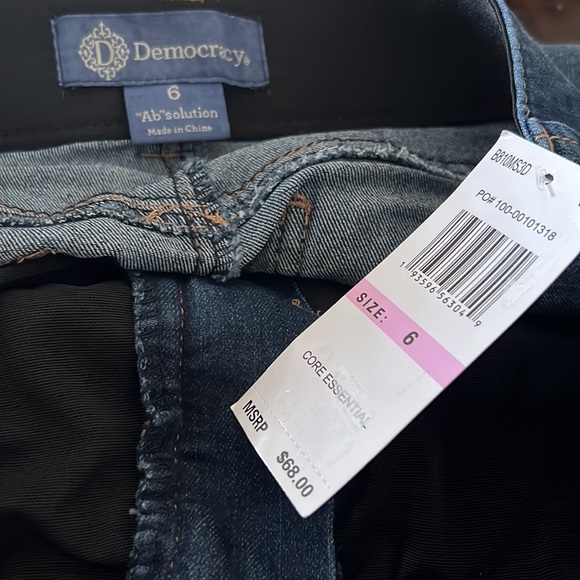 Democracy Ab"solution® Blue Denim Booty Lift Bermuda Shorts - Picture 11 of 11